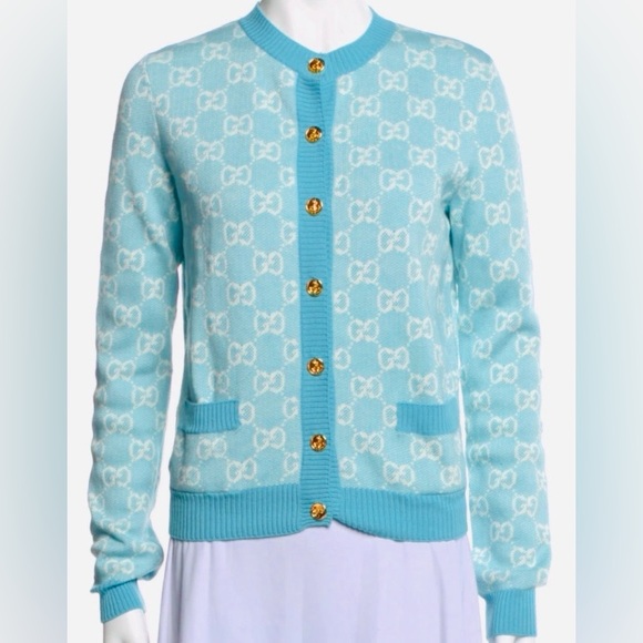 Gucci Sweaters - Gucci GG Logo Cardigan